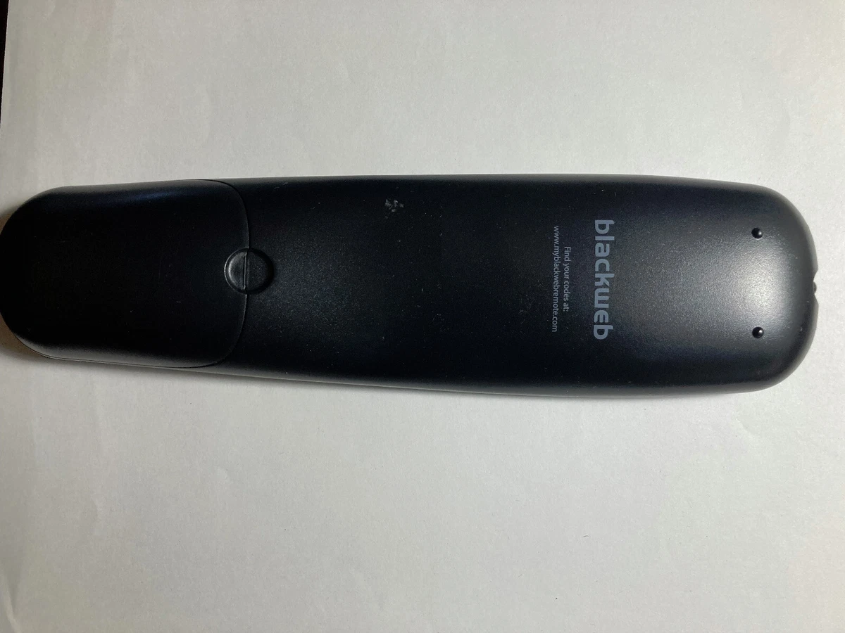 Blackweb 6 Device Universal Remote Control Black BWA18AV007