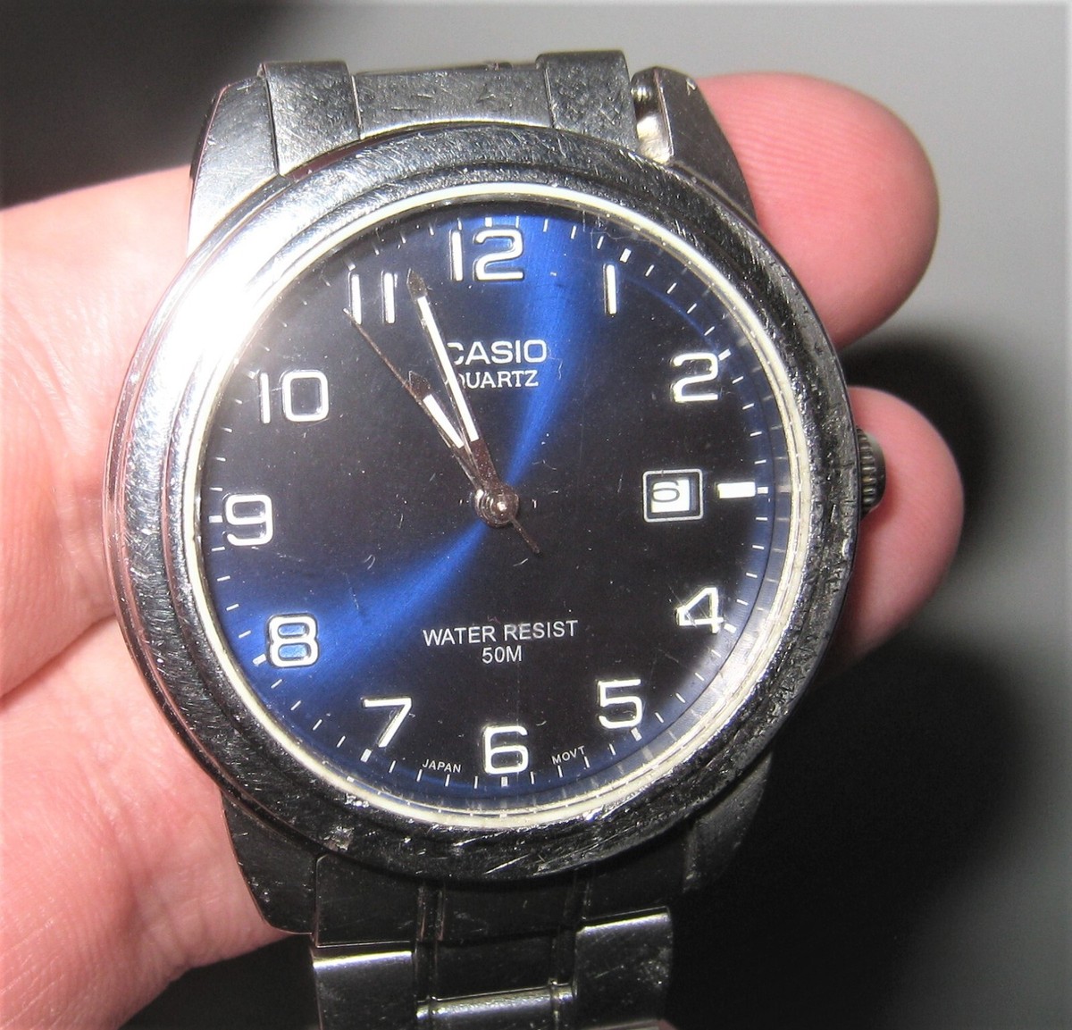 casio quartz watch mens MTP-1266 module 2719 Japan 50m WR 36mm | eBay