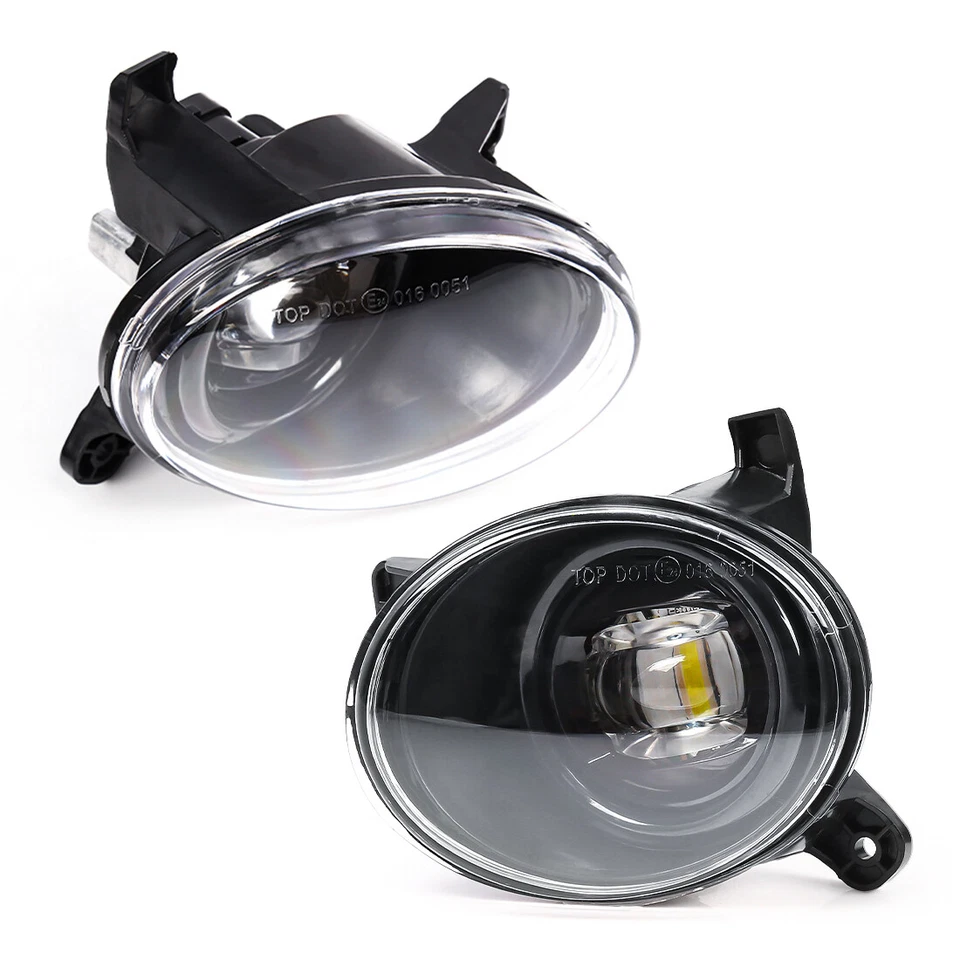 For 2009-2017 Audi Q5 2008-2012 A4 LED White Front Fog Lights Pair - Изображение 4 из 4