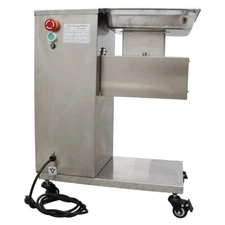 110V QE Commercial Meat Slicer with 20mm Blade Electric Pork Beef Cutter 500KG/H