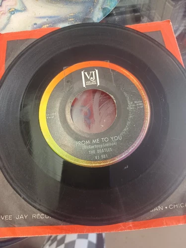 The Beatles From Me to You/Please Please Me 7" vinyl 45 rpm Vee Jay VG