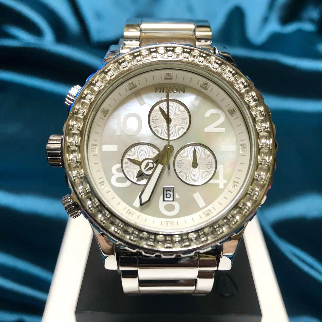 Nixon The 42-20 Chrono CRYSTAL Analog Chronograph Quartz Watch A037710