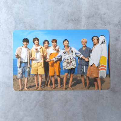 BTS Butter Official Peach Photo Card & Cream Photo Card - Group
