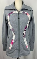 Lululemon In Stride Full Zip LOGO Jacket sz 8 15009 