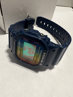 CASIO G-SHOCK DW-5600SF-2JR 2006 we love surfing Mens Watch Used