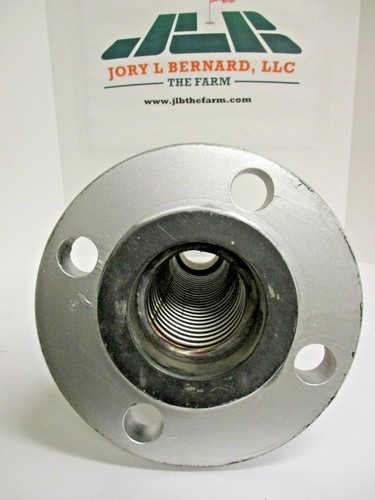 2" METAL BRAIDED EXPANSION HOSE JOINT, 2" 150 FLANGED WITH 2" NPT END - Picture 5 of 5