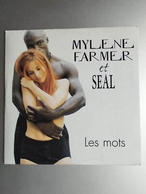 2X CD SINGLE 2 TITRES MYLENE FARMER ET SEAL LES MOTS+C'est Une Belle Journée - Photo 1/4