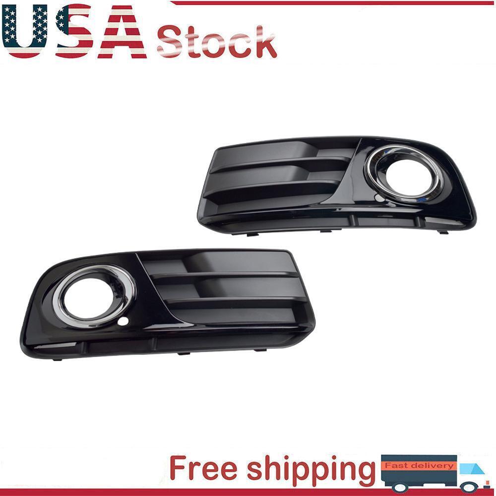 For Audi Q5 Front Bumper Lower Fog Light Grill Grille Cover 2013-2016 2017 USA