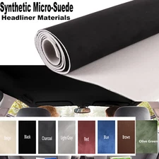Auto Suede Headliner Fabric Foam Backed Easy Recover Car Roof Trunk Lining