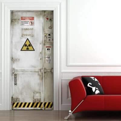 Türtapete selbstklebend TürPoster - GEFAHRENZONE - Bild 1 von 4