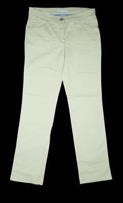 Brax City Sport Lady Jeans Hose straight Leg super Stretch 38 W29 L30 Creme dünn