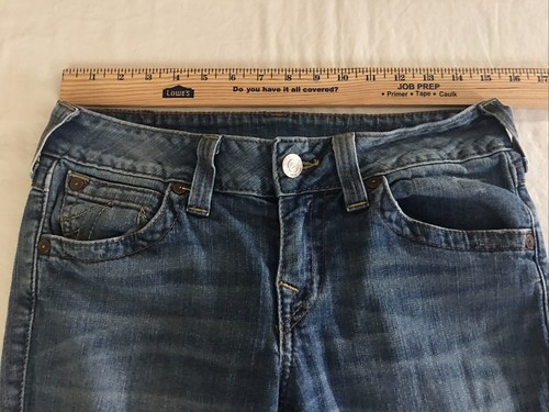 Women’s TRUE RELIGION “Hi-Rise Boot” Jeans (Made in USA) Size 30”W x 32”L - Picture 9 of 12