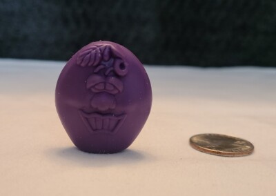 Vintage Bama Grape Jelly Purple Pencil Top Grape Head Eraser Advertisement Promo