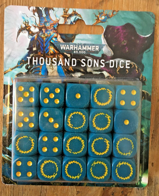 Thousand Sons Dice x 20-Chaos Space Marine-Tzeentch-Legion-Warhammer 40k