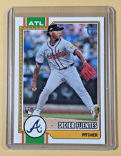 2026 TOPPS SERIES 1 DIDIER FUENTES ATLANTA BRAVES #243 VINTAGE STOCK RC #99/99