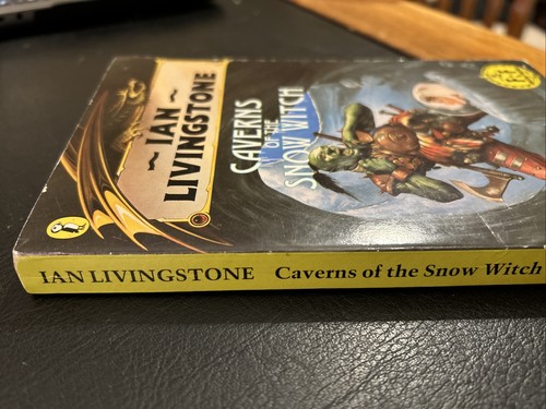 CAVERNS OF THE SNOW WITCH Fighting Fantasy #9 RARE Black Dragon NM - Afbeelding 3 van 9
