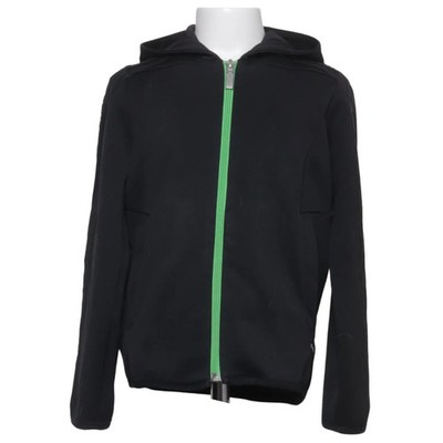 Adidas, Kapuzenpullover, Größe: 128, Schwarz/Grün, Recyceltes Polyester #DHr