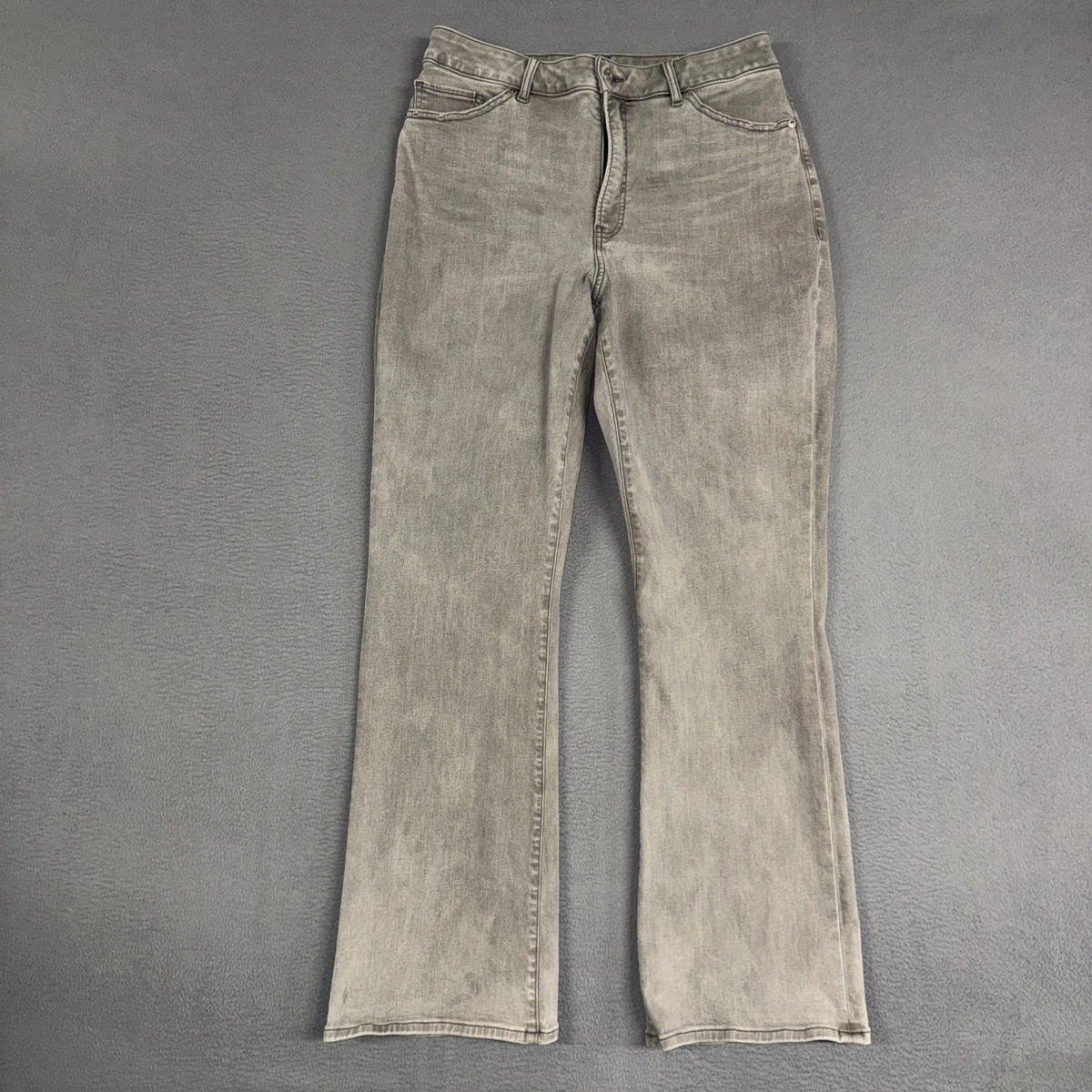 Express Curvy Stretch Jeans In Black/dark Gray Denim Size 12R