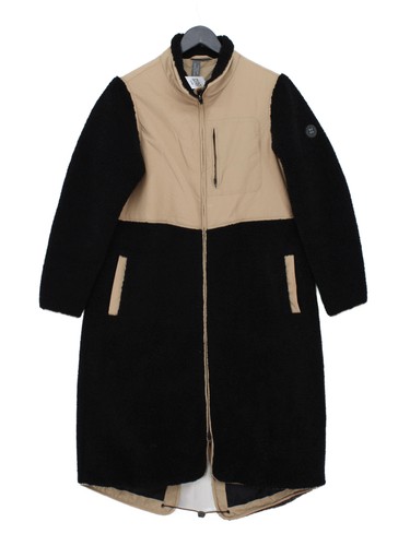 Sweaty Betty Women's Coat XS Black Polyester with Polyamide, Cotton Overcoat