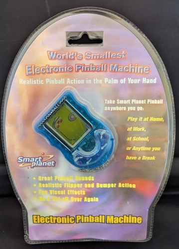 WORLD'S SMALLEST ELECTRONIC KEYCHAIN PINBALL MACHINE. NEW Factory. FREE ...