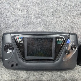 Sega Game Gear Model 2110 w/ 3 Games + Carrying Bag - Powers On Needs Recapped