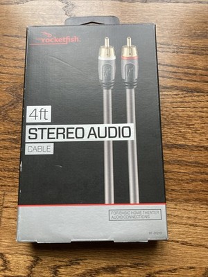 Rocketfish 8ft. Stereo Audio Cable Home Theater Connectors RF-G1211 NEW