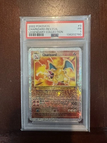 Charizard Reverse Holo PSA 1 Pokemon Legendary Collection #3