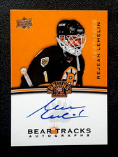 REJEAN LEMELIN 2023-24 UD BOSTON BRUINS CENTENNIAL BEAR TRACKS AUTOGRAPHS #BT-LE