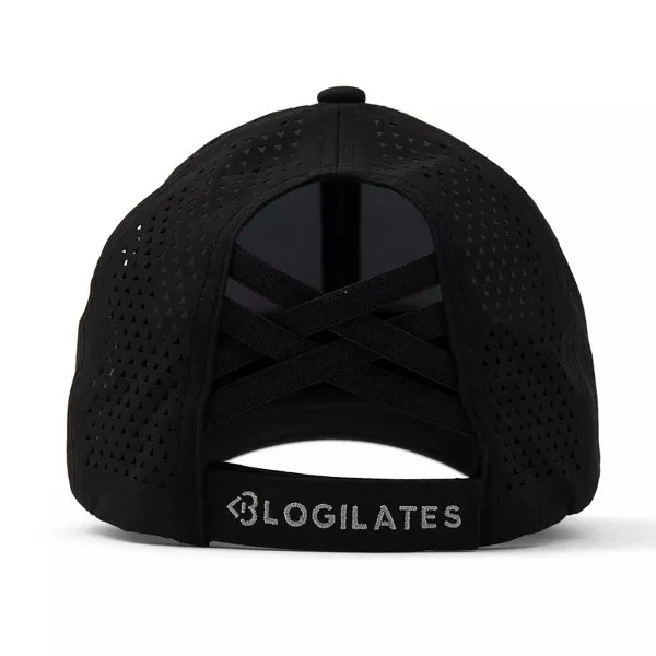 BLOGILATES SWEAT RESISTANT HAT - BLACK: MOISTURE WICKING, QUICK DRYING - BLACK