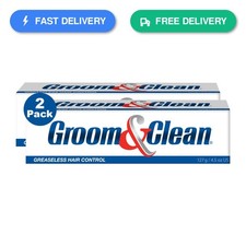Groom Clean Hair Styling Gel for Men, 4.5 Oz, Pack of 2