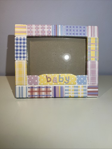 Nursery Room Hand Painted Baby Photo Frame Fits 6” X 4” Photo