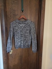 Gap Kids Long Sleeve Pullover Sweater Size 14-16 XXL Black And White Girls