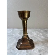 Solid Brass Candlestick Holder Home Decor Table Centerpiece Antique Vintage