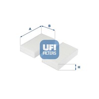 Innenraumfilter UFI 53.253.00 Partikelfilter FüR BMW Alpina X3 F25 X4 F26 Sdrive
