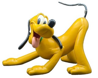 VINTAGE DISNEY PLUTO LARGE RESIN STATUE 17.5 INCHES HAS SOME DAMAGE