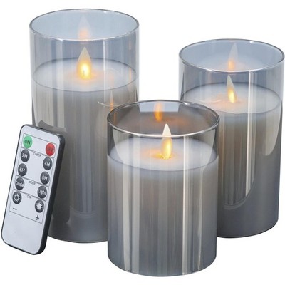 A&B Home 470006-SMOK-DS Anita LED Candles