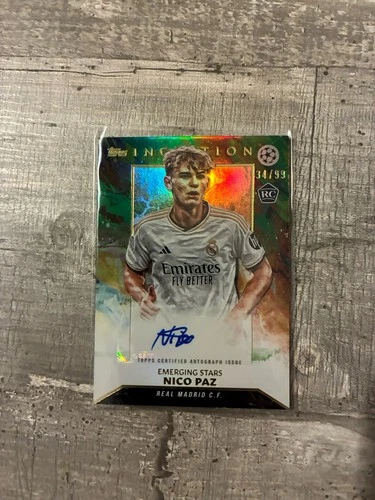 2023-24 Topps Inception Uefa Club Competitions - Emerging Stars Nico Paz/99 (RC)