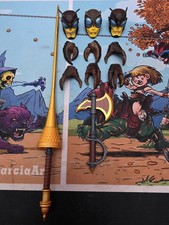 Mondo Masters Of The Universe Buzz-Off - Head Sculpts And Accessories