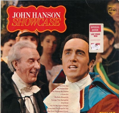 John Hanson - Showcase Vinyl LP (LP Record) - NM/VG+