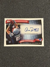2010 Topps Peak Performance Auto Aaron Hernandez 