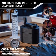 Portable 35mm Film Developing Box LumiTank 135 Film Processing Kit Daylight Use