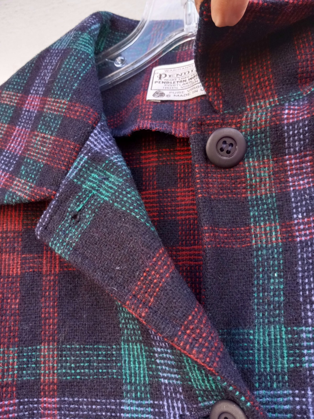 Pendleton Women's Wool Shirt Jacket Button Up Lon… - image 6