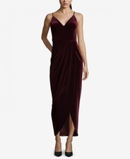 $189 Xscape Size 10 Womens Sleeveless V-Neck Long Dress A371