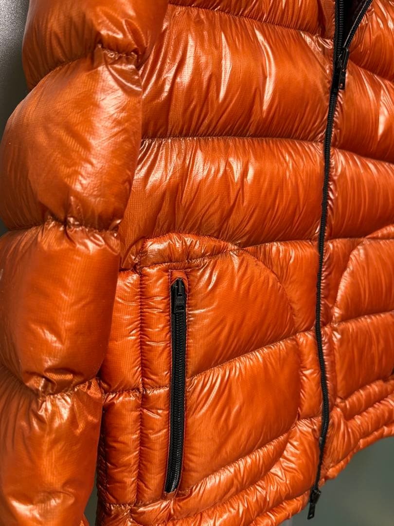 HERNO Reversible Down Jacket Orange Burgundy Hood… - image 5