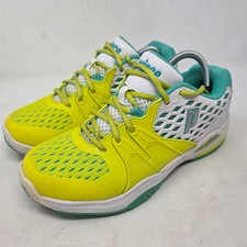 Zapatillas deportivas Prince amarillas verdes para mujer talla 7,5