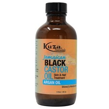 Kuza Jamaican Black Castor Oil Skin  Hair 4 Fl Oz Pack of 1 , Brown
