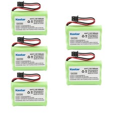Kastar 5-Pack AAAX3 3.6V MSM 1000mAh Ni-MH Rechargeable Battery for 5-PACK
