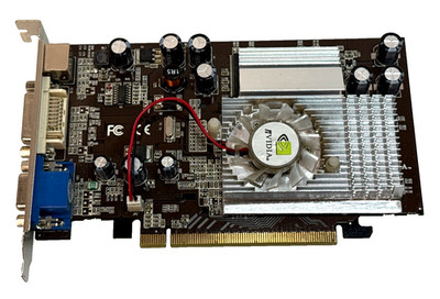 NVIDIA GeForce FX 6600 PCIe DDR 128 Bit GPU Graphics Card DVI Tested Working