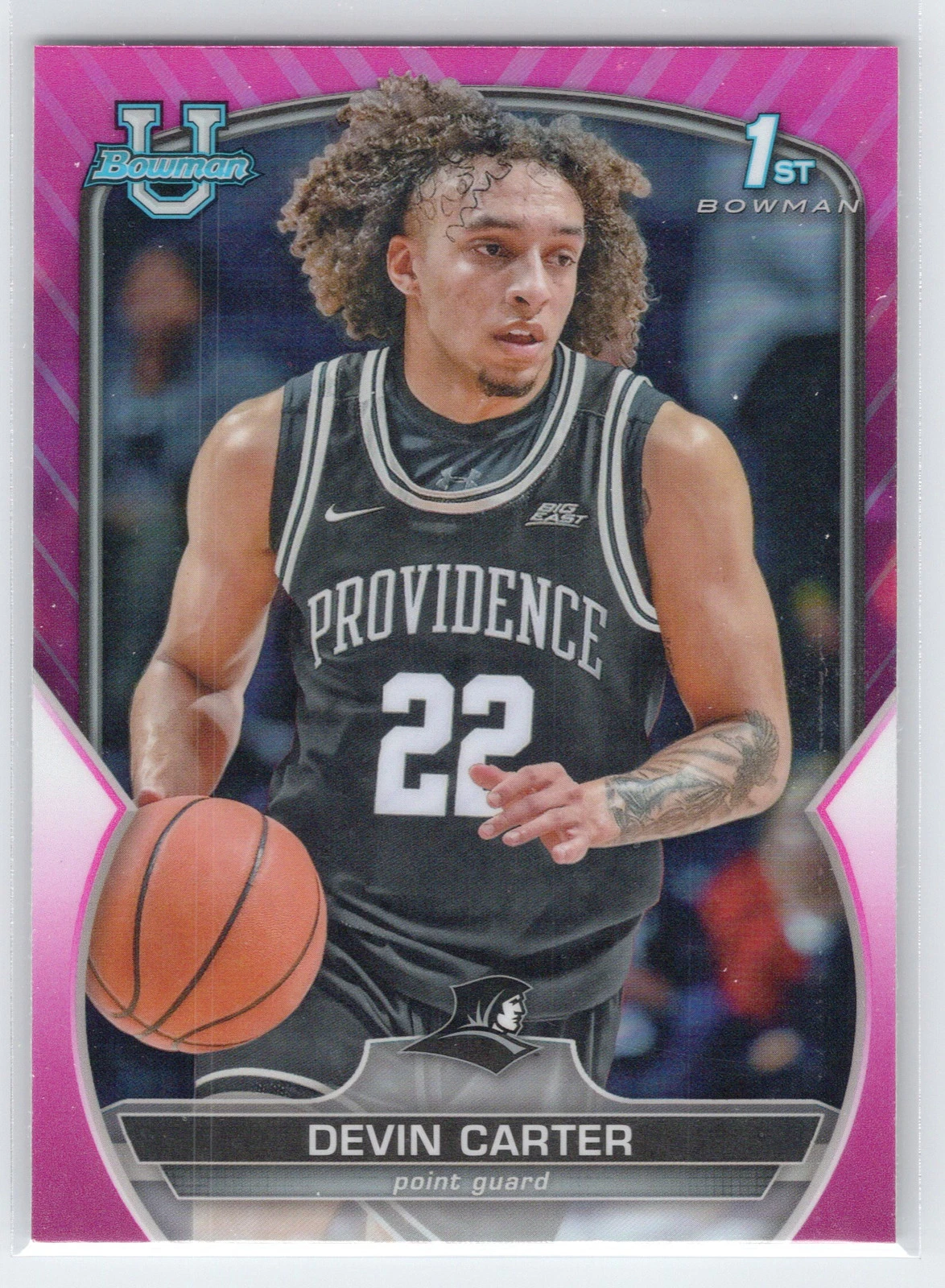 Devin Carter trading card