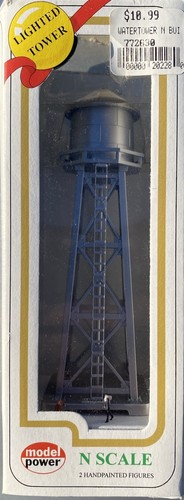 Torre de agua parpadeante iluminada escala 2630 N modelo Power con figuras en caja | Condition: Used